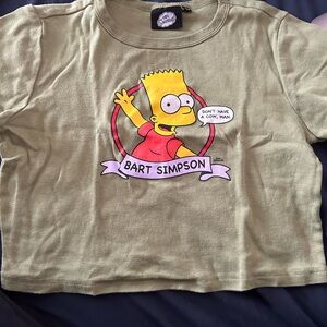 New Bart Simpson Green Shirt